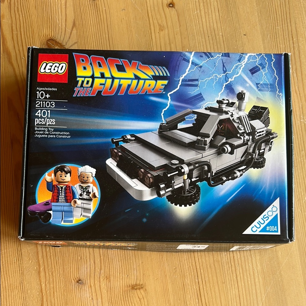 Retired Lego DeLorean Time Machine